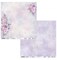 ScrapAndMe “Spring Purple” 12x12 Scrapbook Paper Pack | 5 Double-Sided Sheets | Floral Pastel Designs